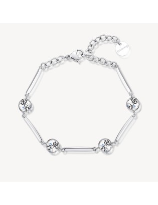 Bracciale BROSWAY AFFINITY BFF162 in acciaio 316L e cristalli Swaro...