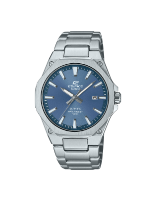 Orologio CASIO Edifice Slim EFR-S108D-2AVUEF Satin Silver/Blue in O...