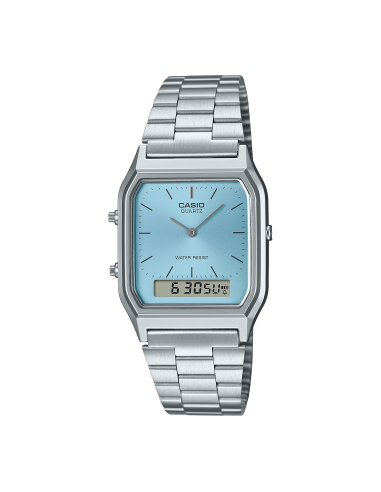 Orologio CASIO Edgy Collection AQ-230A-2A1MQYES Silver Ice Blue onl...