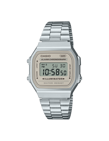 Orologio CASIO VINTAGE A168WA-8AYES Silver Ivory only 31,92 € on Or...