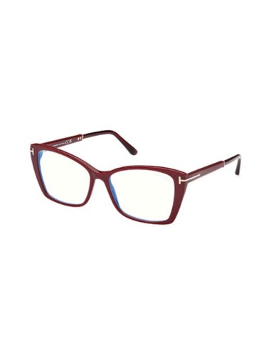 Occhiali montatura da vista TOM FORD FT5893-B 069 Shiny Bordeaux 55-16