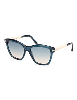 Occhiali da sole TOM FORD LUCIA TF1087/S 90P Shiny Petrolium/Petrolium Gradient 54-16