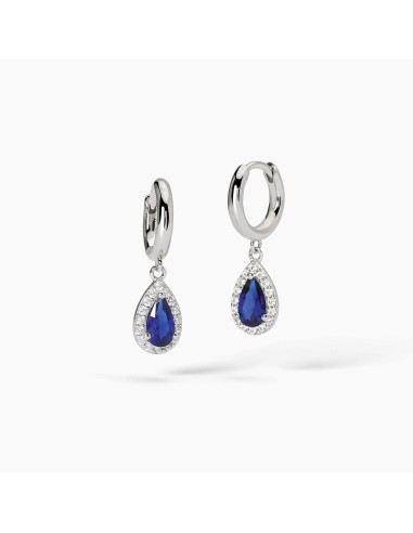 Orecchini pendenti MABINA Cool or Retro 563735 in argento zaffiri s...