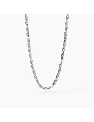 Collana Uomo MABINA Every Day 553630 in argento con catena corda on...