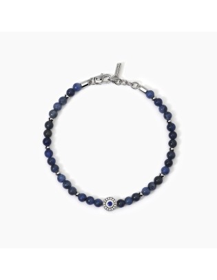Bracciale Uomo MABINA Beniamino 533806 in argento e sodalite only 5...