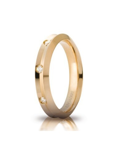 Acquista Fede UNOAERRE Fedi Brillanti Promesse Corona in oro giallo...