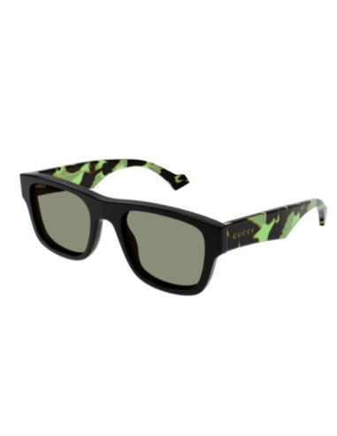Occhiali da sole GUCCI GG1427S 005 Black Havana/Green 53 only 184,0...