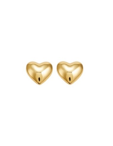 Orecchini a forma di cuore in argento 925 placcato oro giallo HEART...