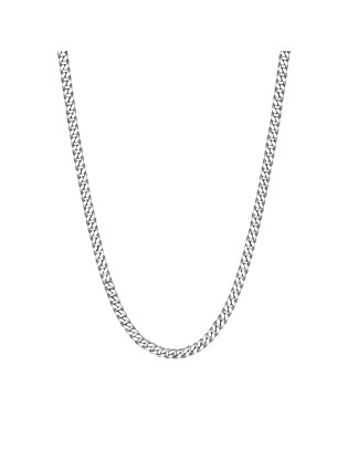 Catena Uomo S'AGAPO' RIPPLE in Acciaio 316L SRP22 Catena Grumetta o...