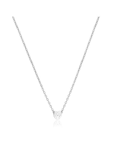 Collana S'AGAPO' CLICK in Acciaio 316L SCK254 con gufetto only 19,0...