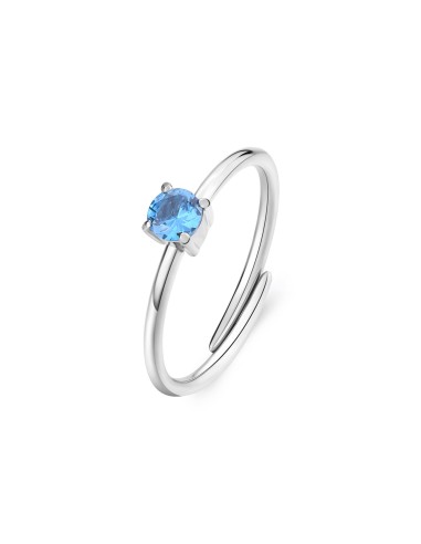 Anello regolabile S'AGAPO' DAZZLY in Acciaio 316L SDZ34 con cristal...