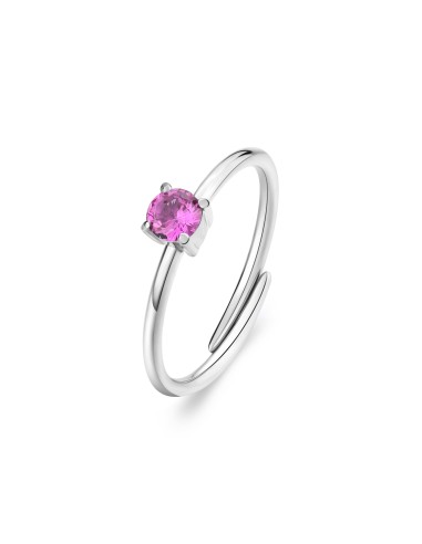 Anello regolabile S'AGAPO' DAZZLY in Acciaio 316L SDZ32 con cristal...
