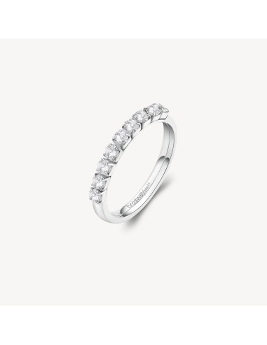 Anello BROSWAY DESIDERI In acciaio 304 e cristalli BEIA003C Misura ...