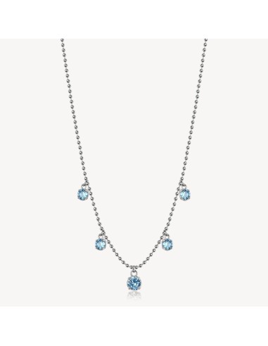 Collana BROSWAY DESIDERI In acciaio 304 e cristalli spinel BEIN014 ...