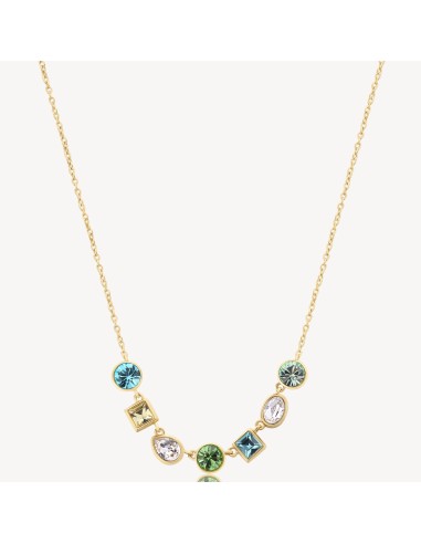 Collana BROSWAY Symphonia in acciaio 316L finitura pvd oro 14K e cr...