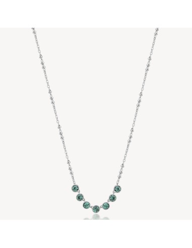 Collana BROSWAY Symphonia in acciaio 316L e cristalli erinite BYM16...