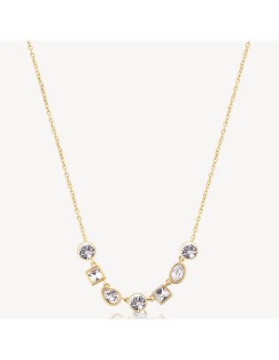 Collana BROSWAY Symphonia in acciaio 316L finitura pvd oro 14K e cr...