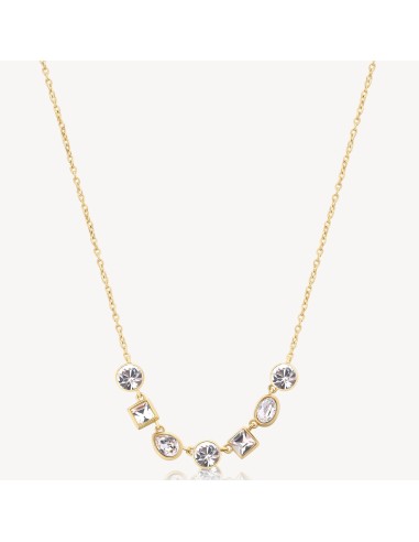 Collana BROSWAY Symphonia in acciaio 316L finitura pvd oro 14K e cr...