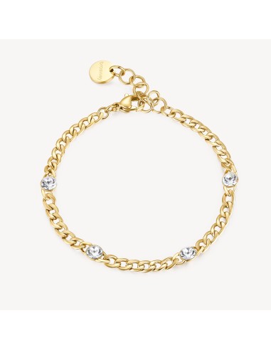 Bracciale BROSWAY Symphonia in acciaio 316L finitura pvd oro 14K e ...