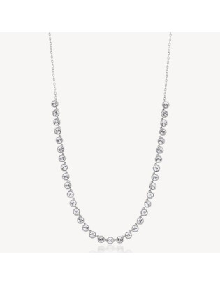 Collana BROSWAY Symphonia in acciaio 316L e cristalli BYM156  a sol...
