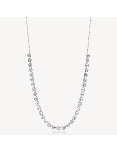 Collana BROSWAY Symphonia in acciaio 316L e cristalli BYM156 only 6...