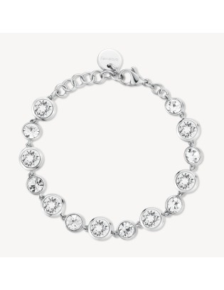 Bracciale BROSWAY Symphonia in acciaio 316L e cristalli BYM165  a s...