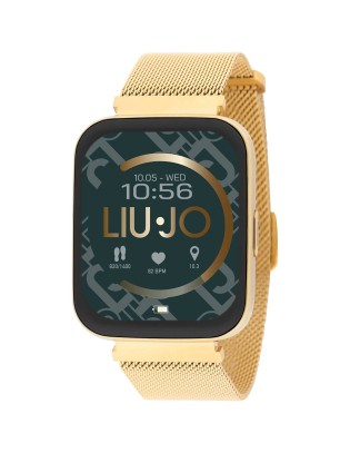 Orologio LIU-JO Smartwatch Voice Slim SWLJ083 Gold cinturino in acc...