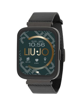 Orologio LIU-JO Smartwatch Voice Slim SWLJ082 Black cinturino in ac...