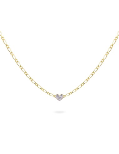 Saldi Girocollo RUE DES MILLE Shapes catena cheval in argento dorat...