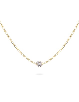 Girocollo RUE DES MILLE Shapes catena cheval in argento dorato con ...