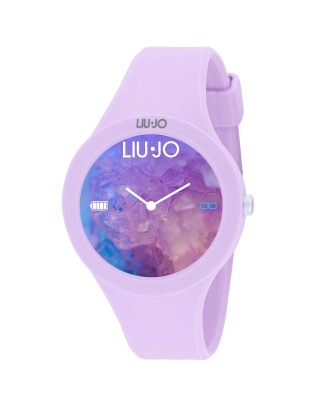 Orologio LIU-JO Smartwatch Voice Paint SWLJ128 Violet cinturino in ...