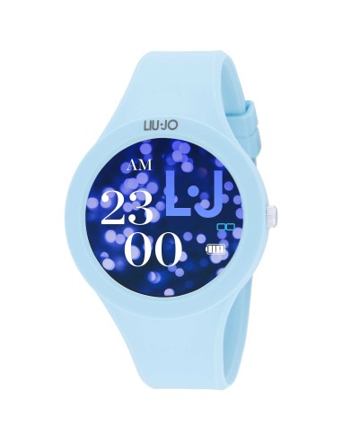 Orologio LIU-JO Smartwatch Voice Paint SWLJ124 Light Blue cinturino...
