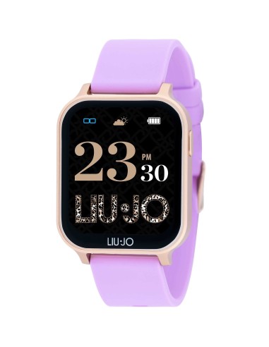 Orologio LIU-JO Smartwatch Voice Energy SWLJ118 Rose Gold con cintu...