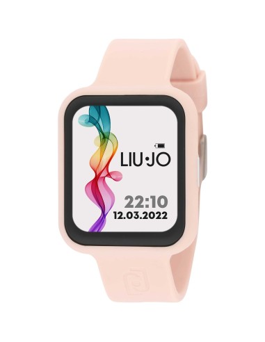 Orologio LIU-JO Smartwatch Voice Fancy SWLJ136 Cream cinturino in s...