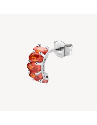 Orecchino BROSWAY FANCY in argento rodiato 925 e cubic zirconia ora...