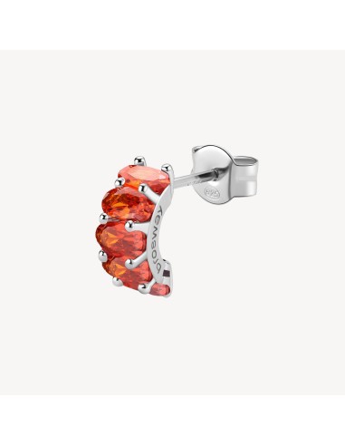 Orecchino BROSWAY FANCY in argento rodiato 925 e cubic zirconia ora...