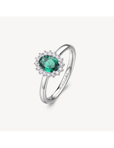 Anello Kate BROSWAY FANCY in argento rodiato 925 e cubic zirconia e...