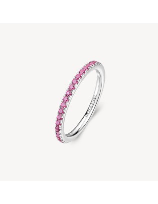 Anello veretta BROSWAY FANCY in argento rodiato 925 e cubic zirconi...