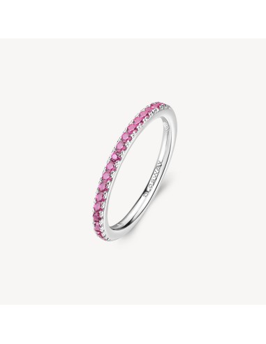 Anello veretta BROSWAY FANCY in argento rodiato 925 e cubic zirconi...