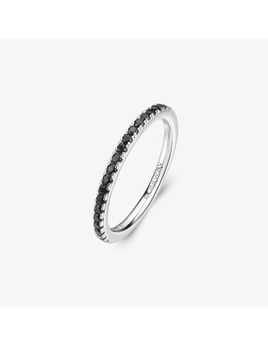 Anello veretta BROSWAY FANCY in argento rodiato 925 e cubic zirconi...