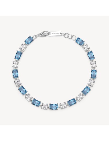 Bracciale BROSWAY FANCY in argento rodiato 925 e cubic zirconia sap...