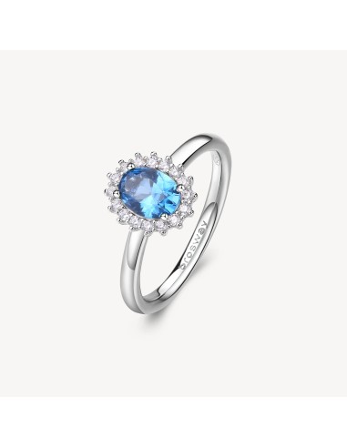 Anello Kate BROSWAY FANCY in argento rodiato 925 e cubic zirconia s...