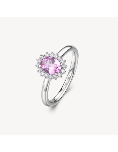 Anello Kate BROSWAY FANCY in argento rodiato 925 e cubic zirconia l...