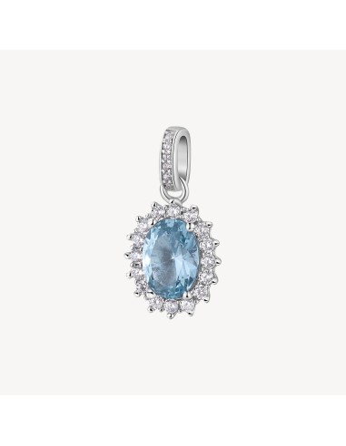 Charm Kate BROSWAY FANCY in argento rodiato 925 e cubic zirconia li...
