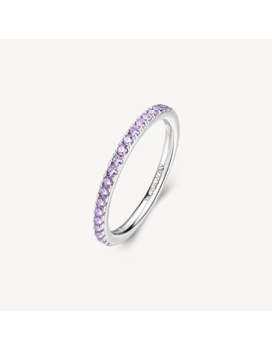 Anello veretta BROSWAY FANCY in argento rodiato 925 e cubic zirconi...