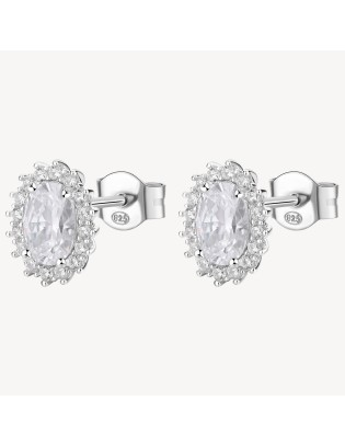 Orecchini Kate BROSWAY FANCY in argento rodiato 925 e cubic zirconi...