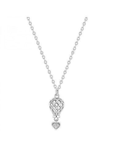 Collana coreta ROSATO in argento 925 RZAR07 pendente a forma di Mon...