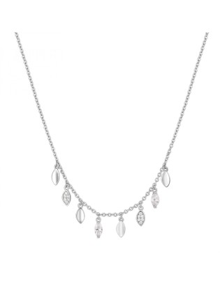 Collana corta ROSATO in argento 925 RZGA10 pendenti a forma di peta...