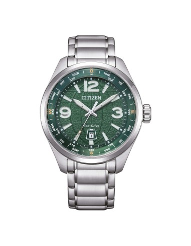 Orologio CITIZEN Urban Traveler AW1830-88X Green con cinturino in a...