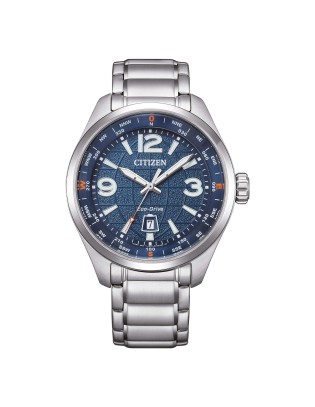Orologio CITIZEN Urban Traveler AW1830-88L Blue con cinturino in ac...